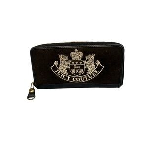 Juicy Couture brown Wallet with white Emblem